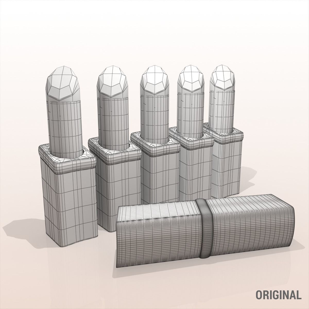 Square Curved Lipstick 3D model_3