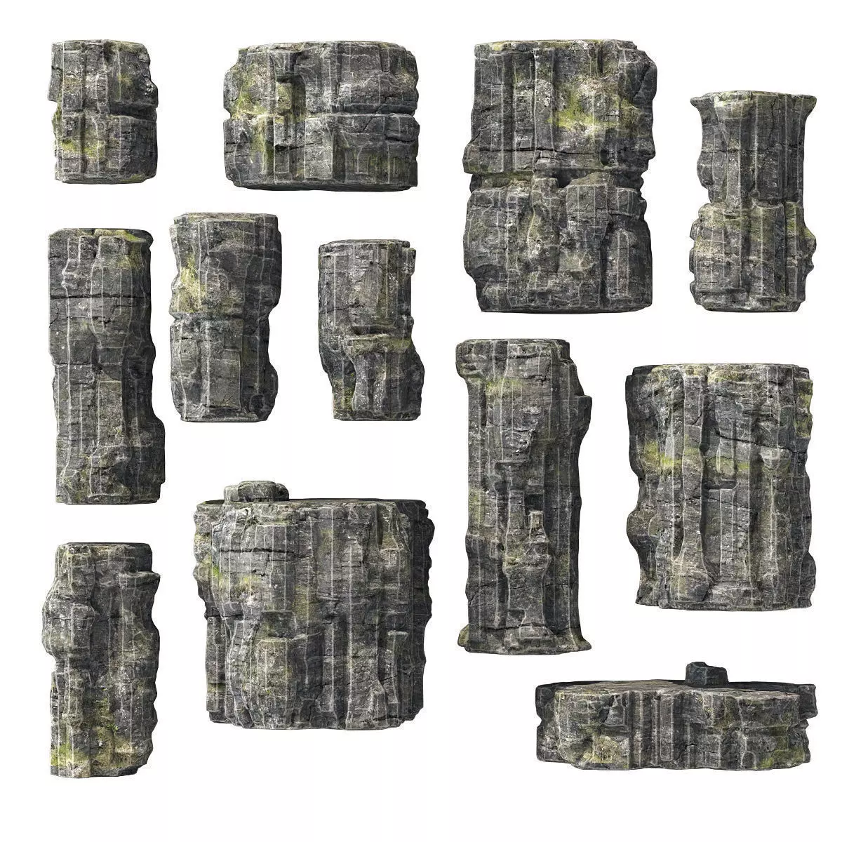 Rock sea collection n10 3D model_0