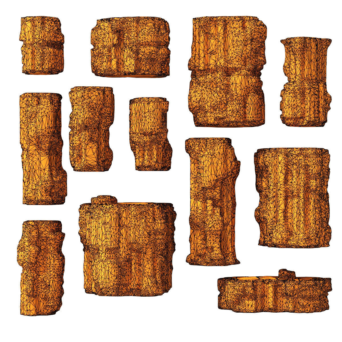 Rock sea collection n10 3D model_3