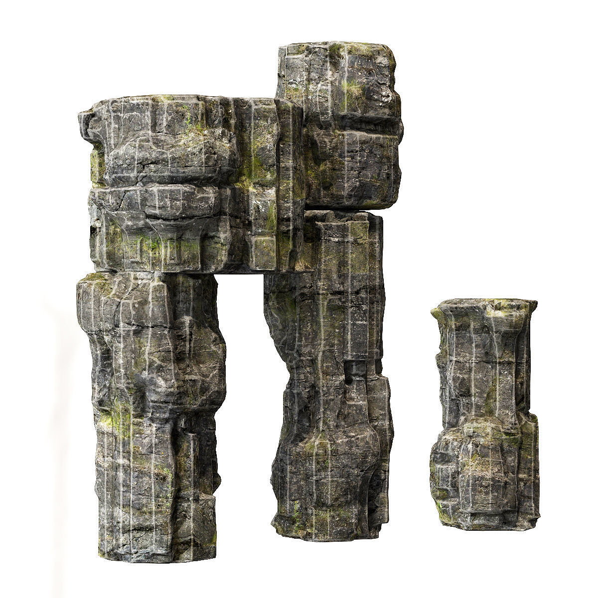 Rock sea collection n10 3D model_2