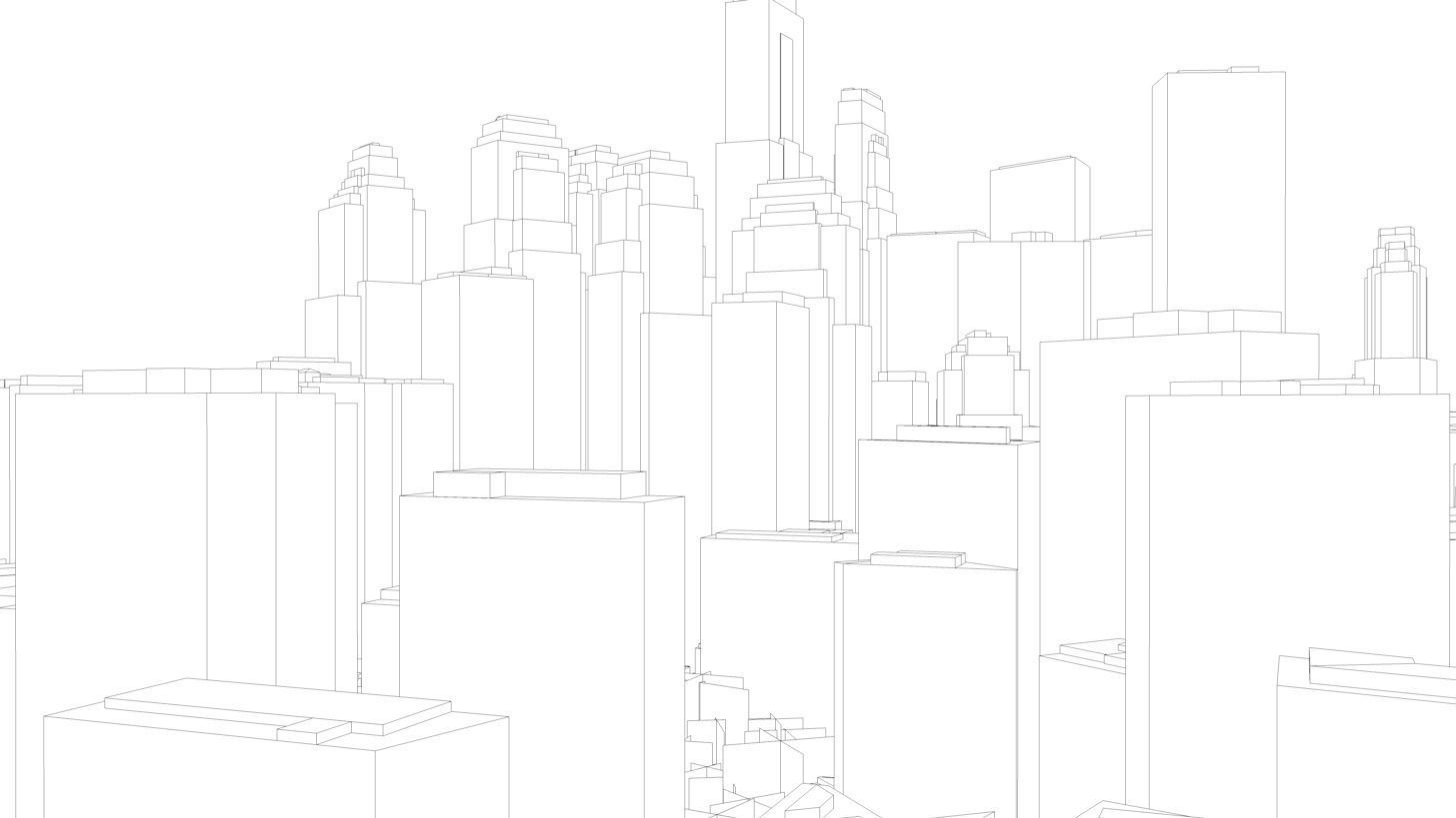 High-Detailed 3D City Model 2 Low-poly 3D model_12