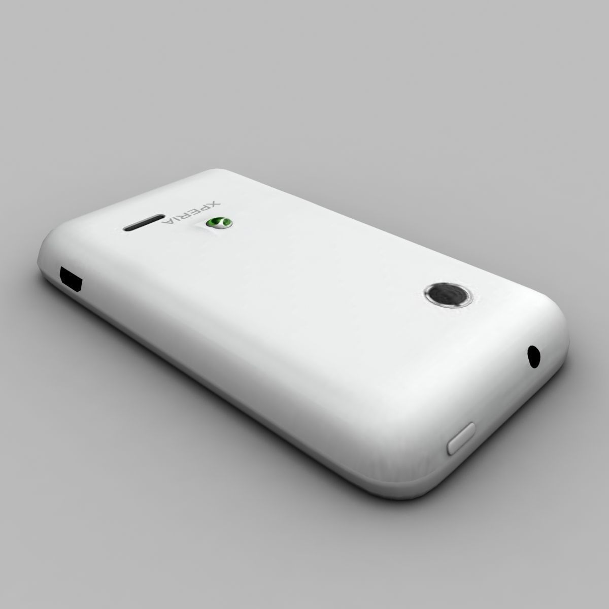 Sony Xperia Tipo White 3D model_6