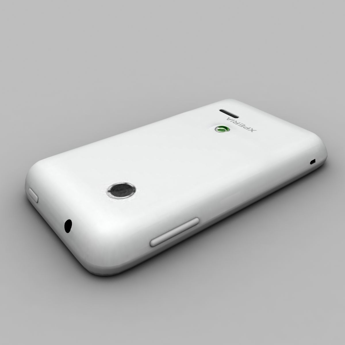 Sony Xperia Tipo White 3D model_7