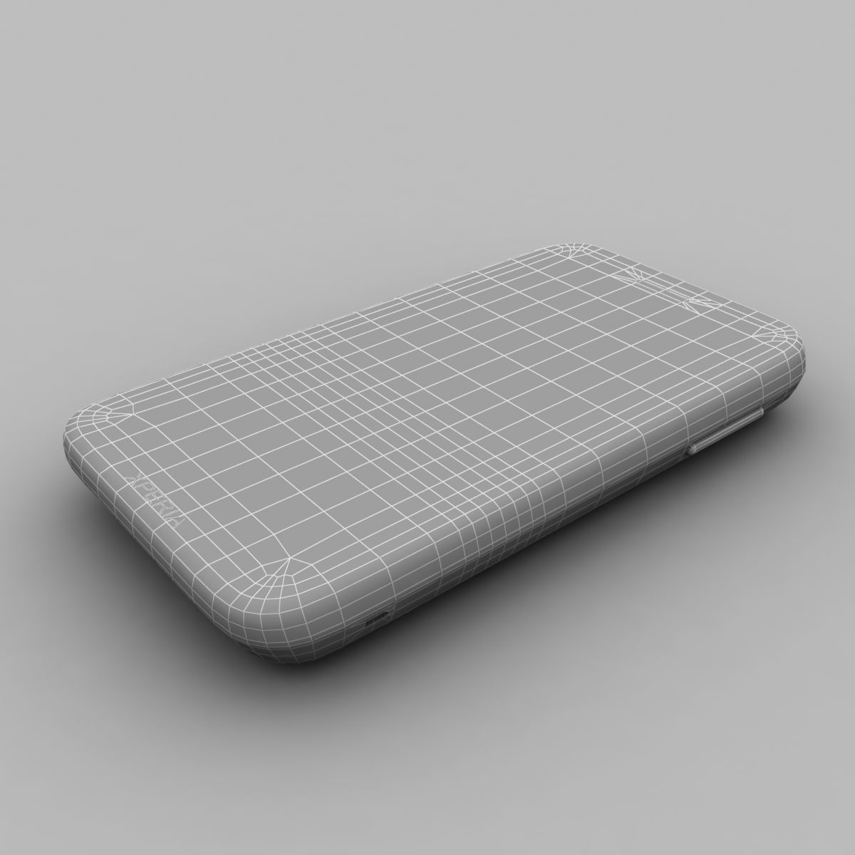 Sony Xperia Tipo White 3D model_8