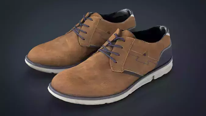 Sneakers 13 Low-poly 3D model