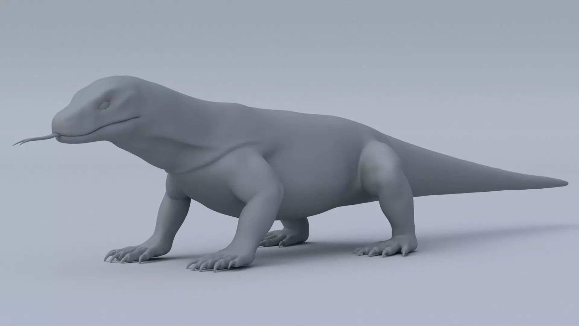 komodo Dragon 3D model_0