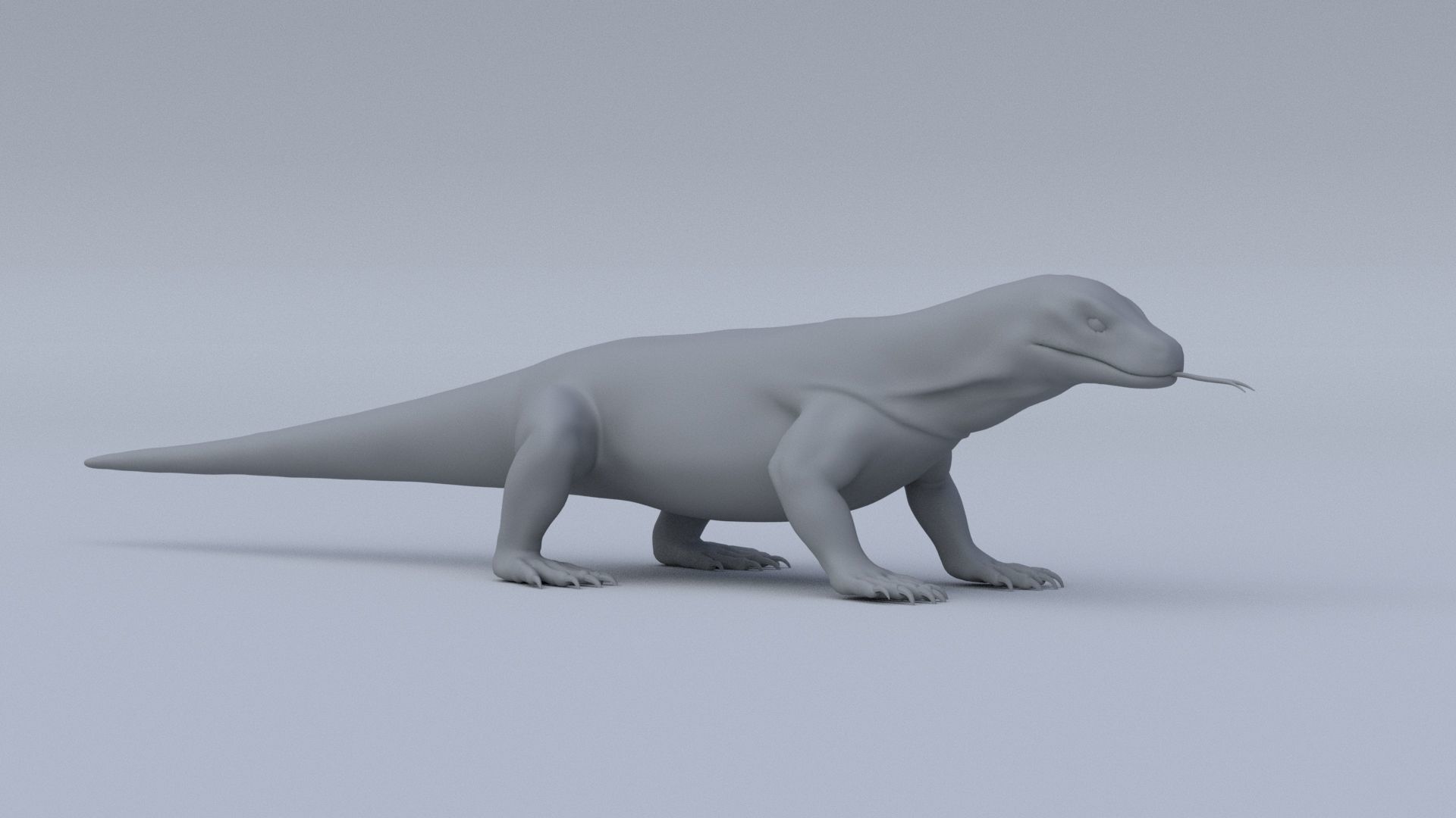 komodo Dragon 3D model_2