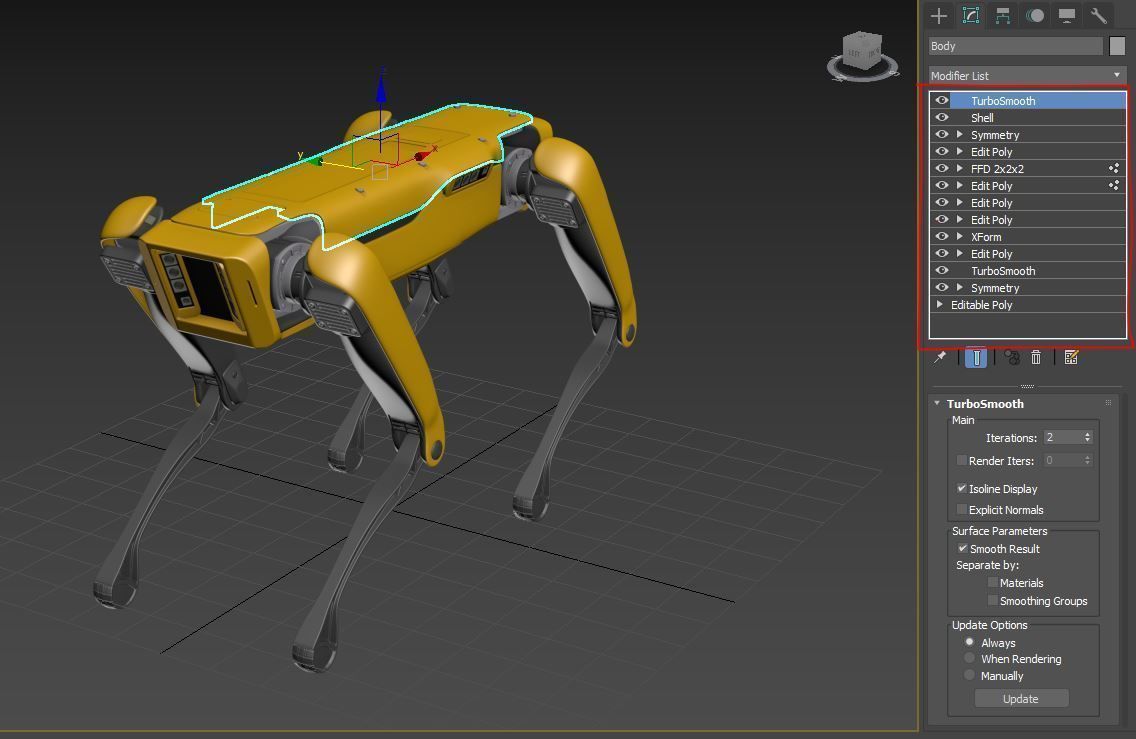 Spot Mini 3D model_9