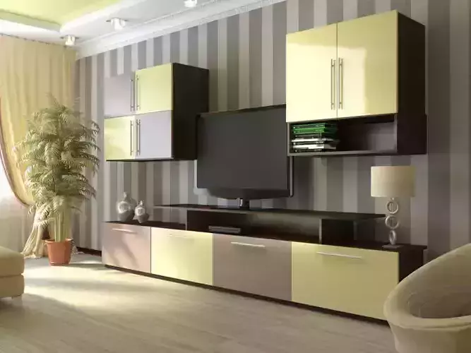 3D model of the living room