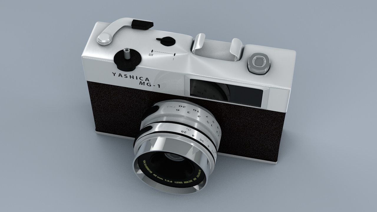 Reel Camera Low-poly 3D model_2