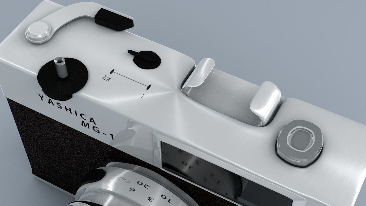 Reel Camera Low-poly 3D model_4