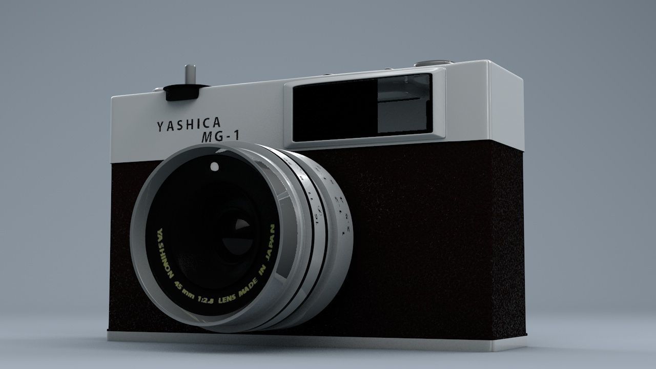 Reel Camera Low-poly 3D model_3