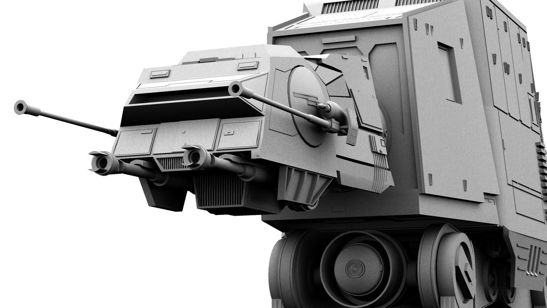  AT-AT ALL TERRAIN ARMORED TRANSPORT 3D model_2