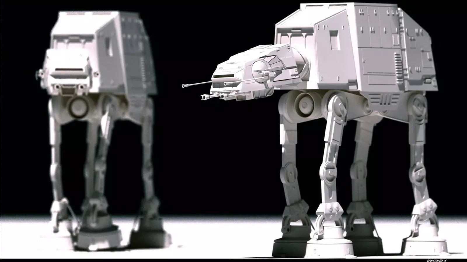  AT-AT ALL TERRAIN ARMORED TRANSPORT 3D model_0
