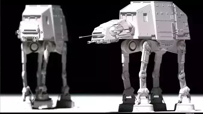  AT-AT ALL TERRAIN ARMORED TRANSPORT 3D model