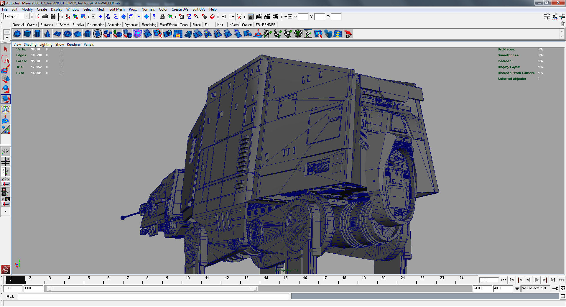  AT-AT ALL TERRAIN ARMORED TRANSPORT 3D model_8