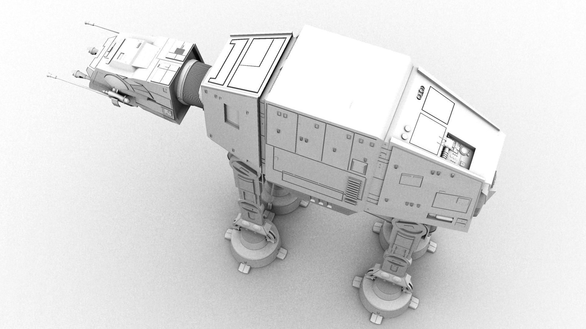  AT-AT ALL TERRAIN ARMORED TRANSPORT 3D model_6