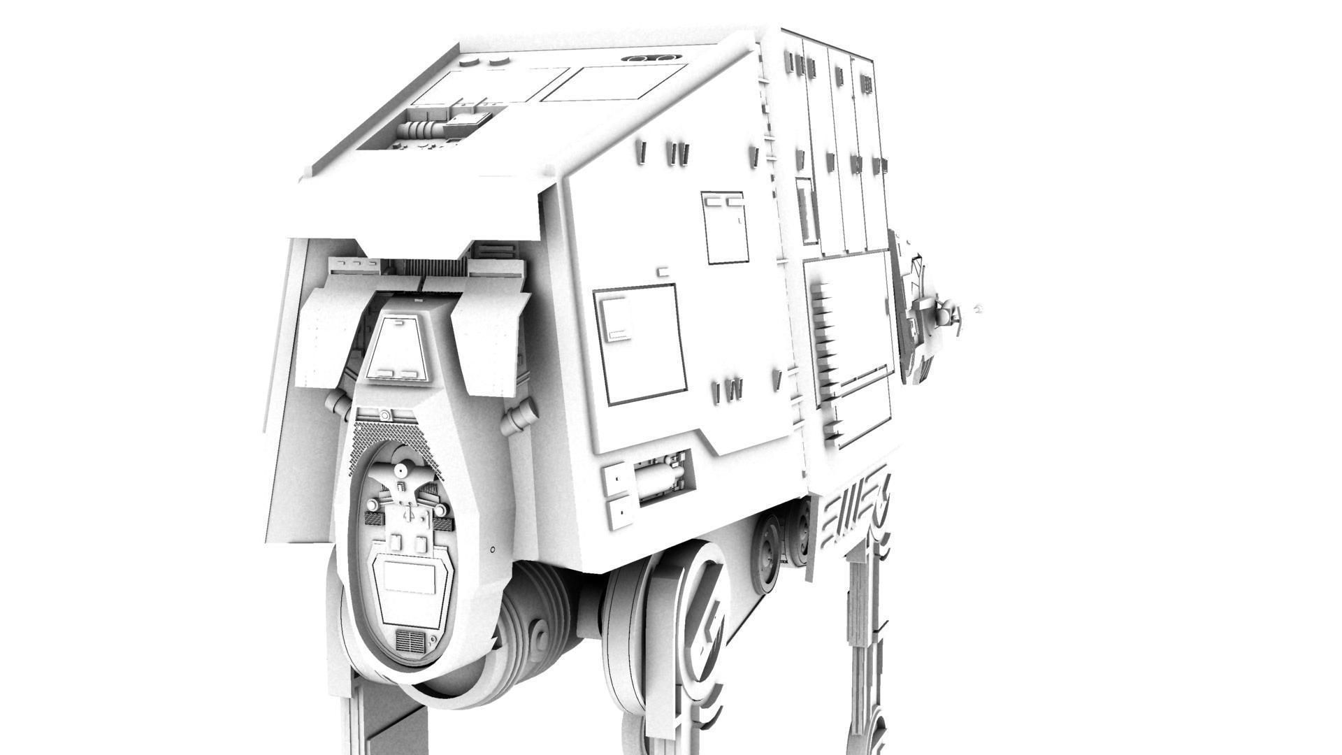  AT-AT ALL TERRAIN ARMORED TRANSPORT 3D model_4