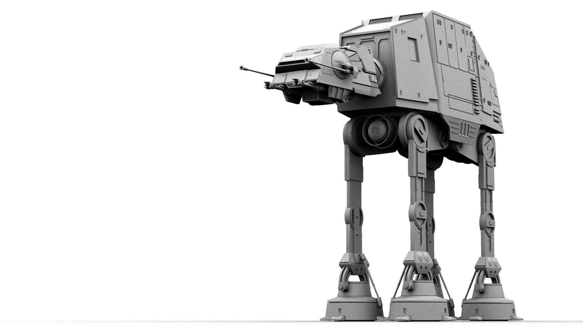  AT-AT ALL TERRAIN ARMORED TRANSPORT 3D model_1