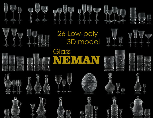 Glass NEMAN collection model 