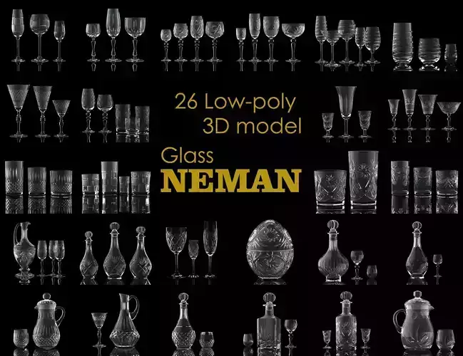 Glass NEMAN collection model 