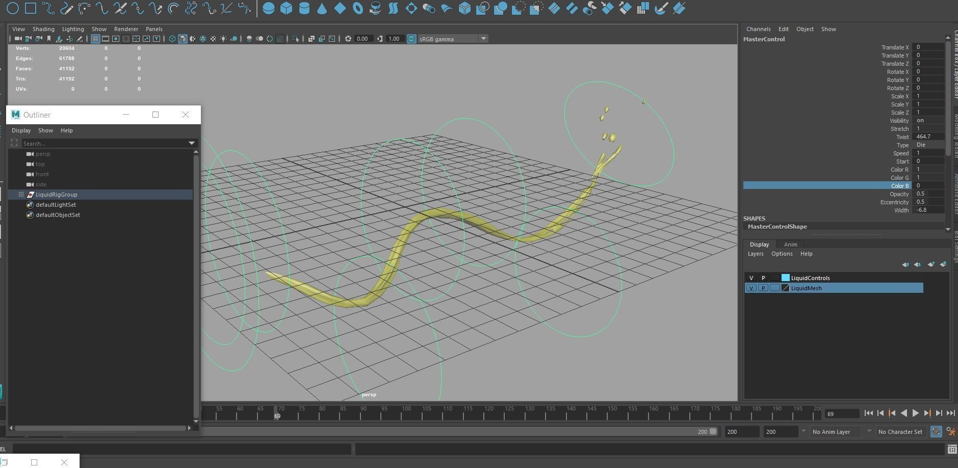 Animated Water Jet Rig 3D model_6