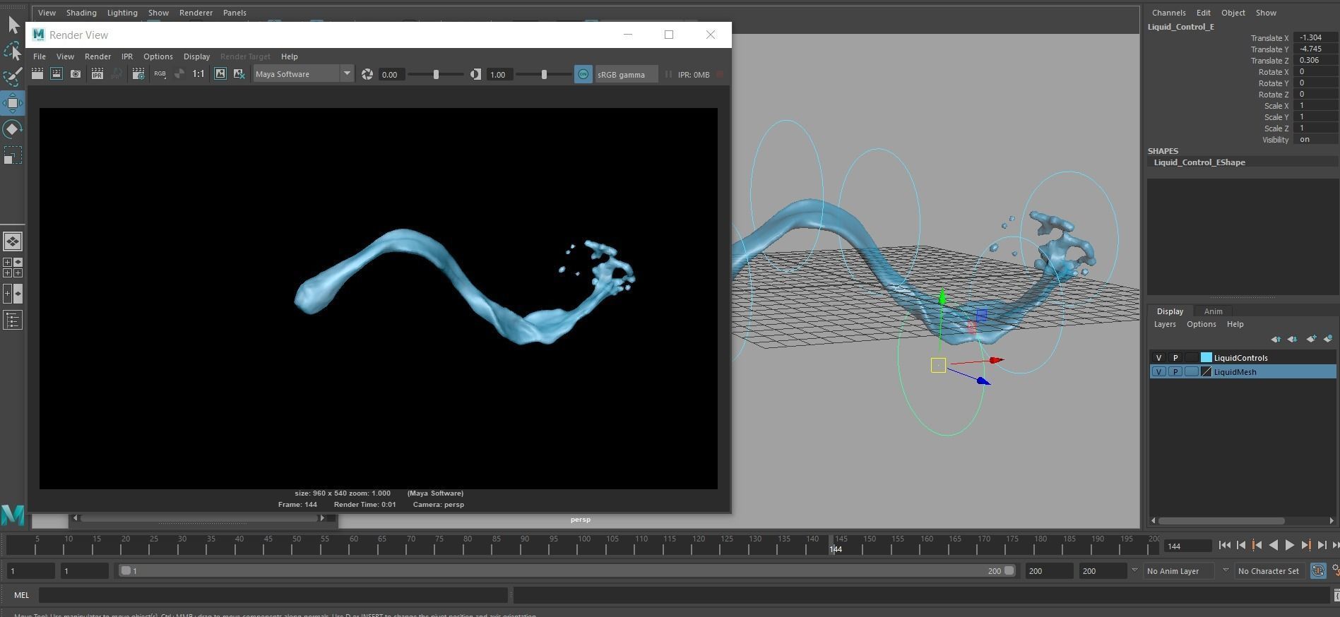 Animated Water Jet Rig 3D model_9
