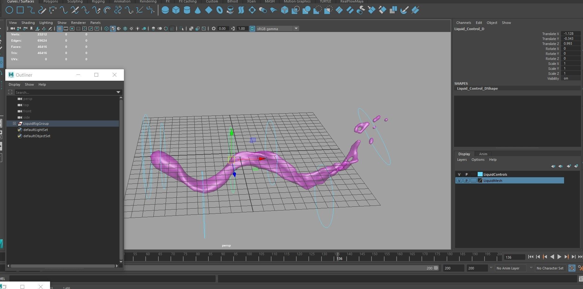 Animated Water Jet Rig 3D model_4