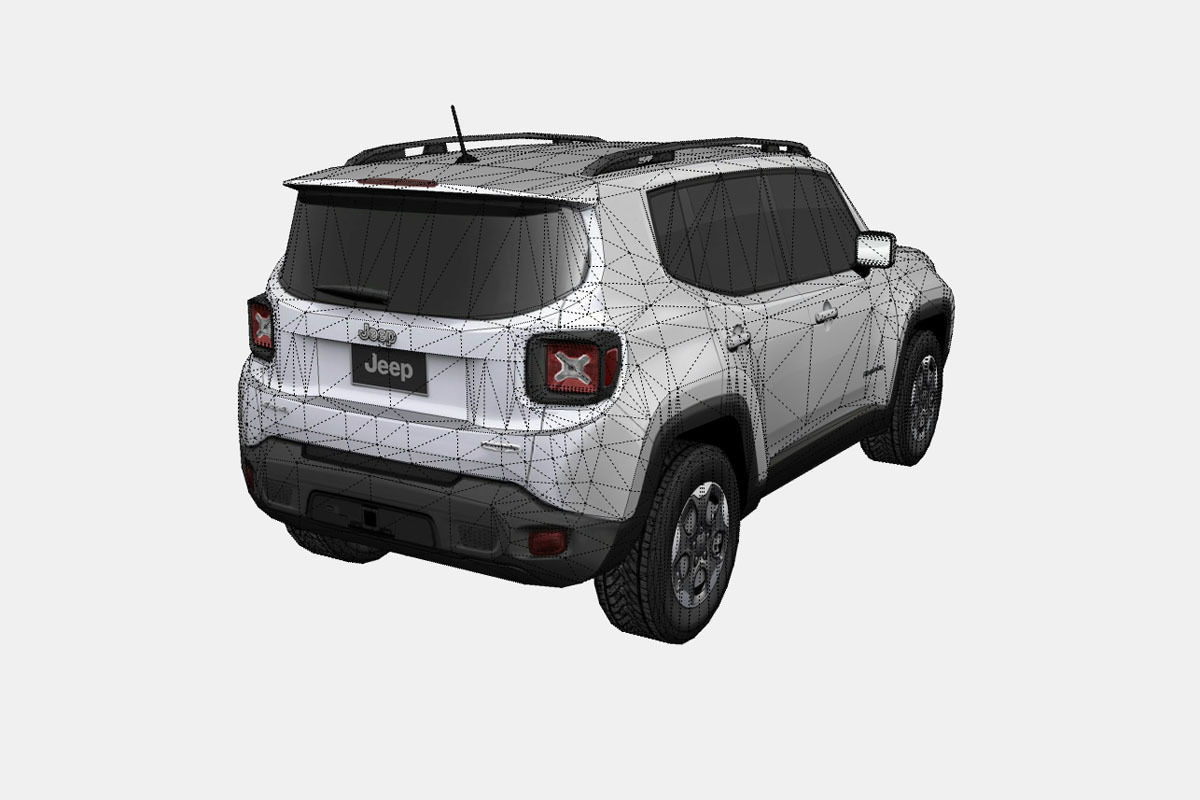 Jeep Renegade 2016 Free low-poly 3D model_17