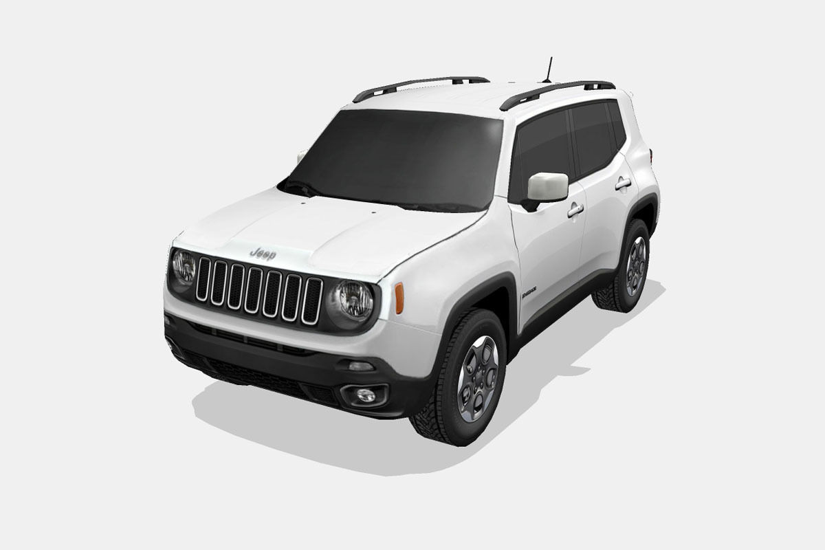 Jeep Renegade 2016 Free low-poly 3D model_5