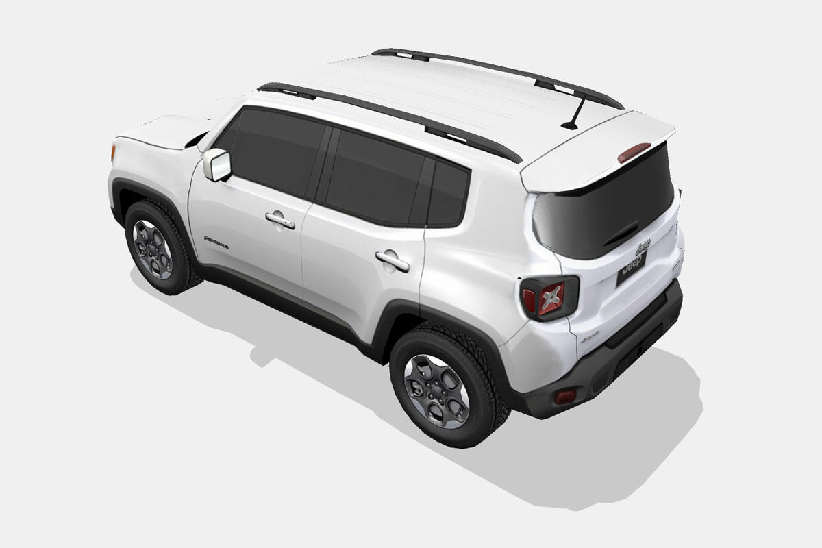 Jeep Renegade 2016 Free low-poly 3D model_7