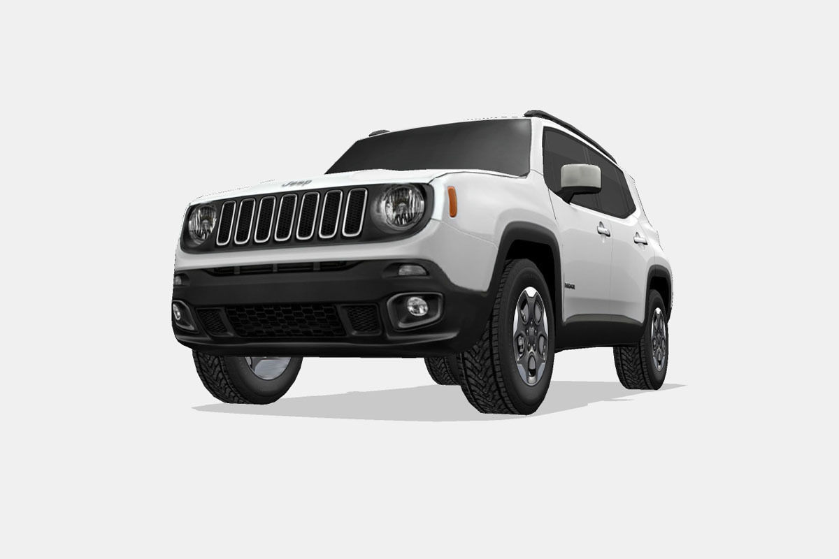 Jeep Renegade 2016 Free low-poly 3D model_4
