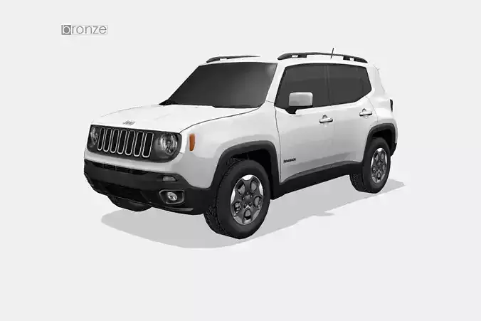 Jeep Renegade 2016 Free low-poly 3D model