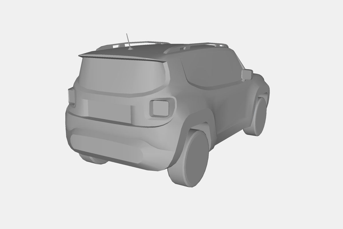 Jeep Renegade 2016 Free low-poly 3D model_21