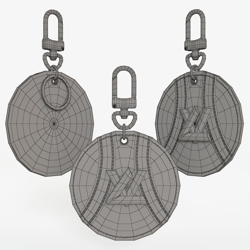 Louis Vuitton Keys holders 3D model_6
