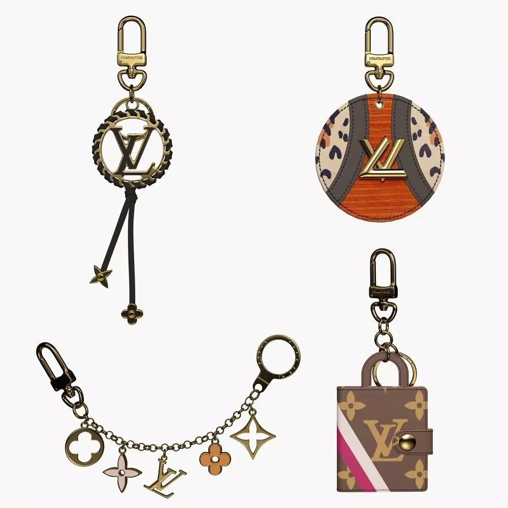 Louis Vuitton Keys holders 3D model_0