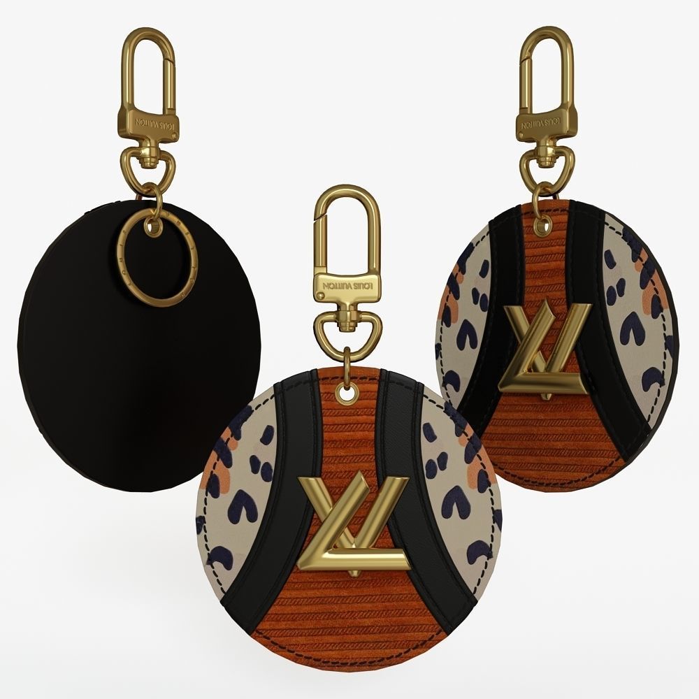 Louis Vuitton Keys holders 3D model_4