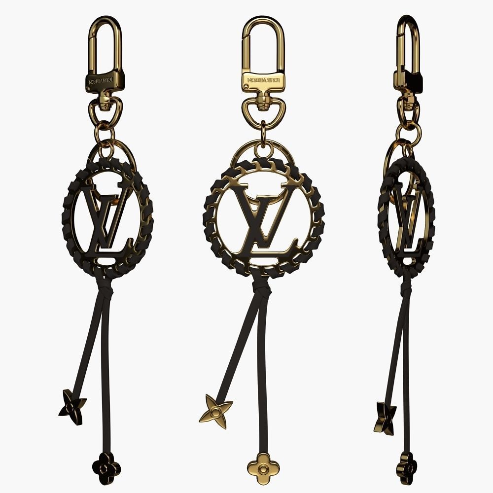 Louis Vuitton Keys holders 3D model_3
