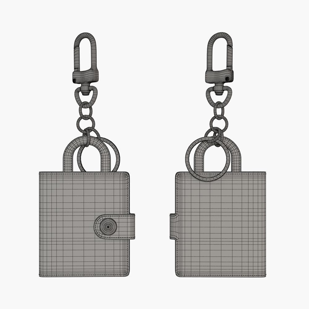 Louis Vuitton Keys holders 3D model_8