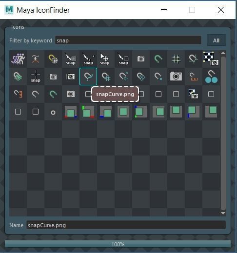 Maya Icon Finder free 3D model | CGTrader