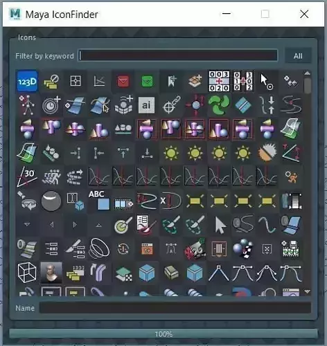 Maya Icon Finder Free 3D model
