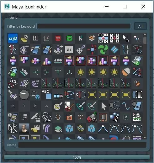 Maya Icon Finder Free 3D model_0