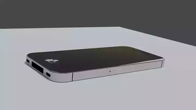 iPhone 4S Low-poly 3D model