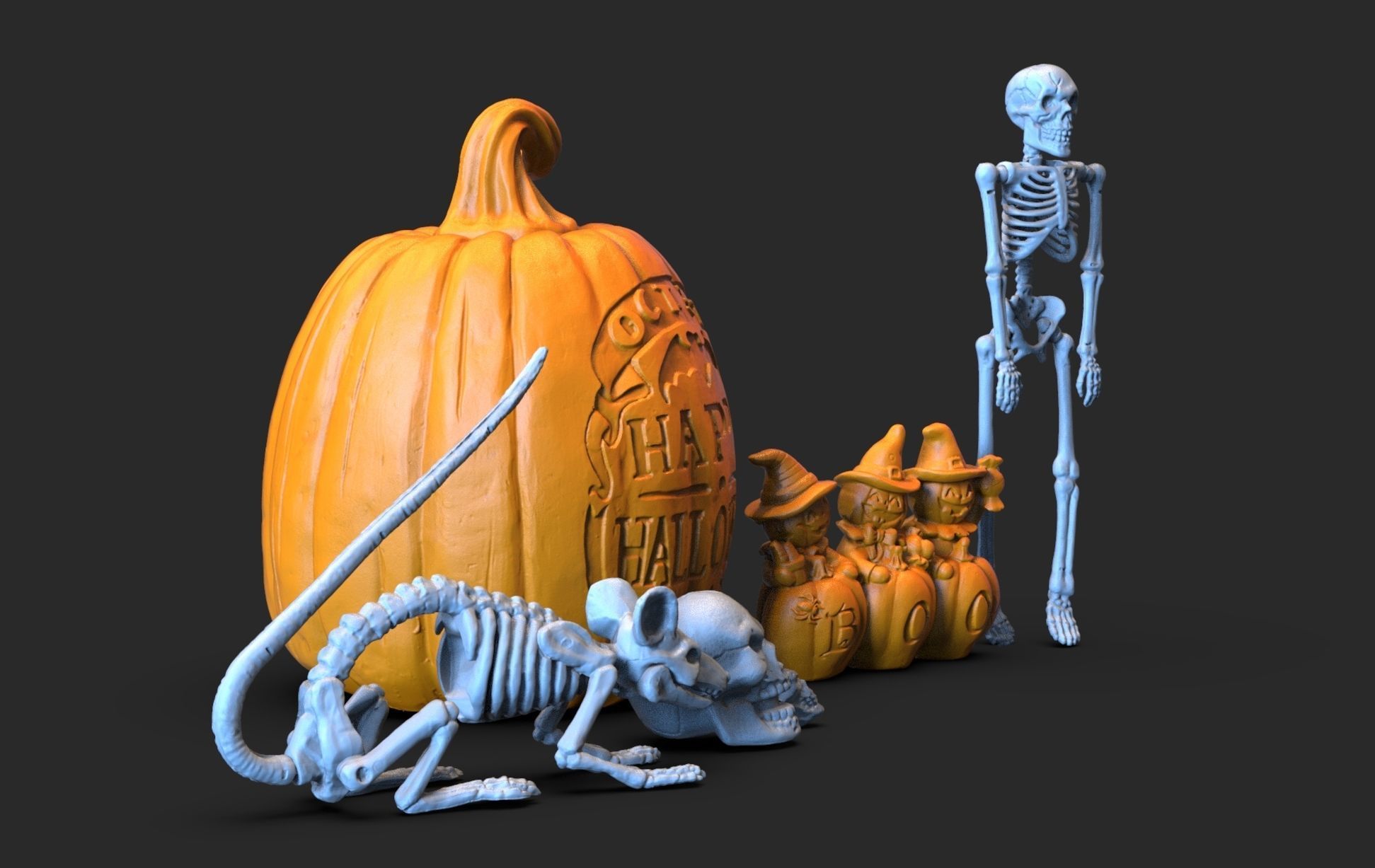 Halloween Holiday Pack 3D model_7