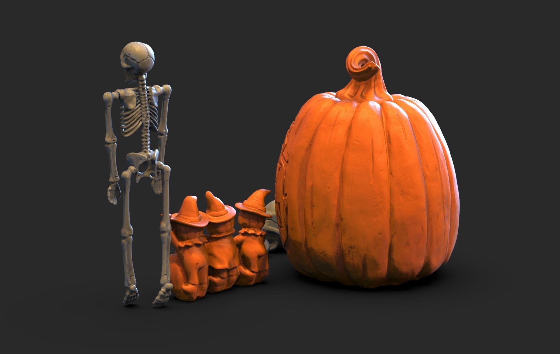 Halloween Holiday Pack 3D model_3