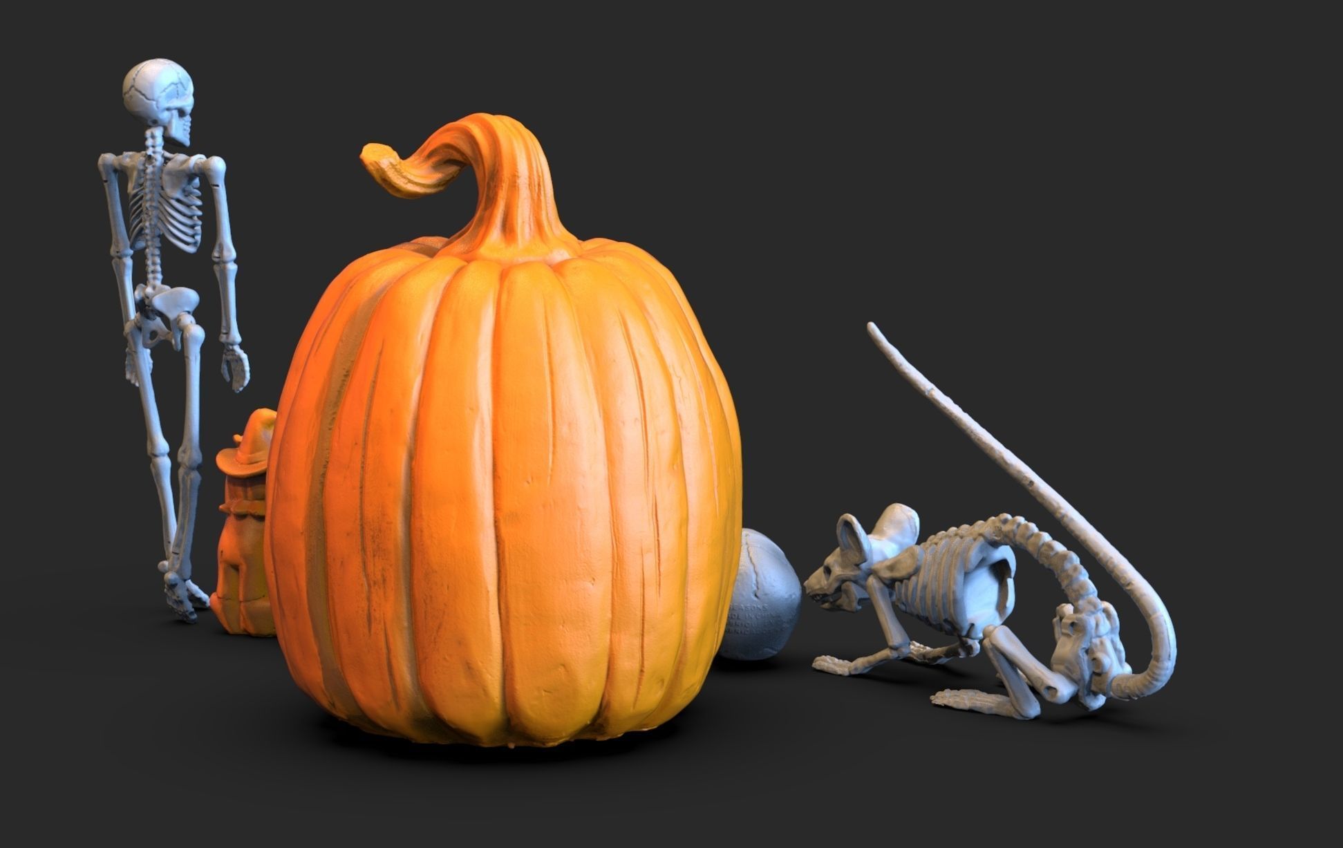 Halloween Holiday Pack 3D model_5