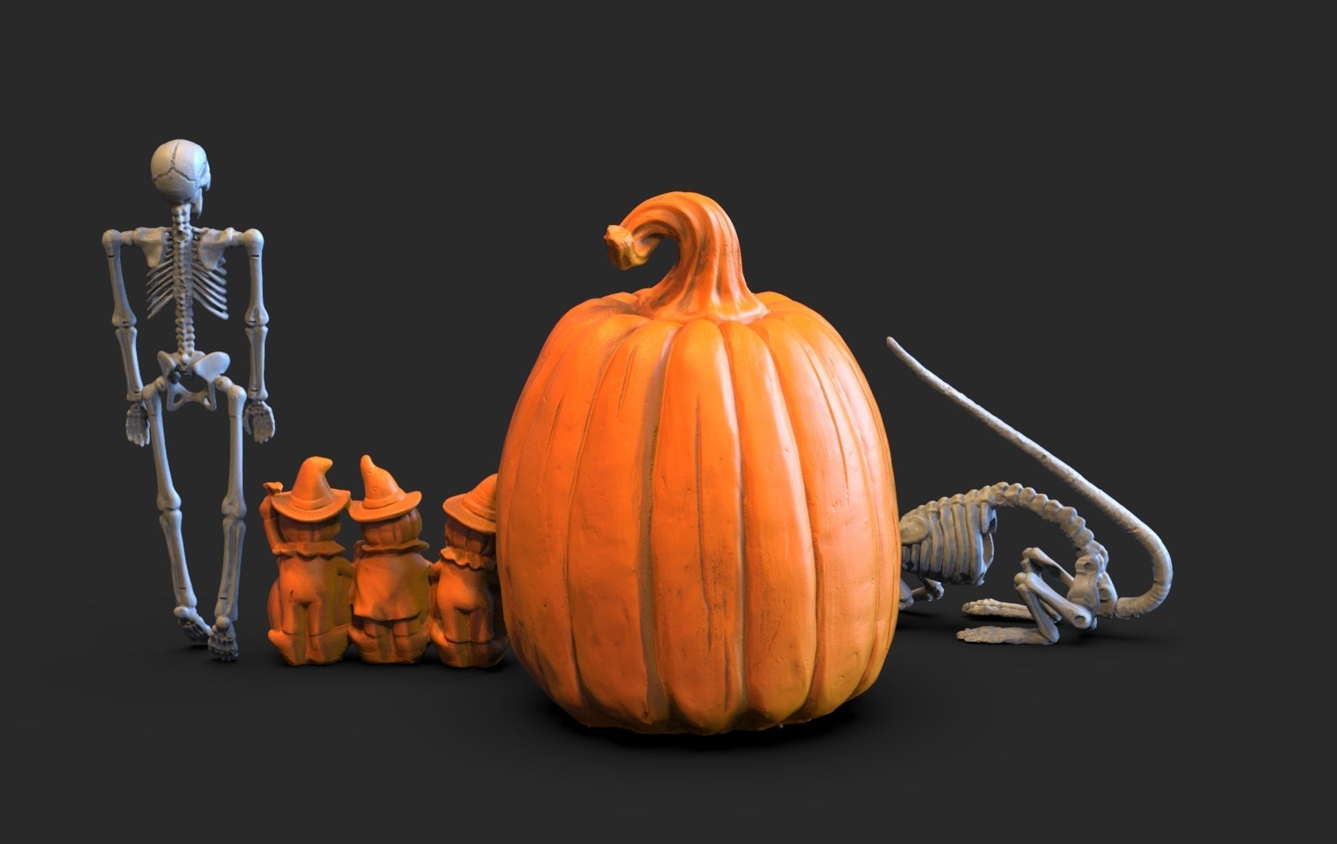 Halloween Holiday Pack 3D model_4