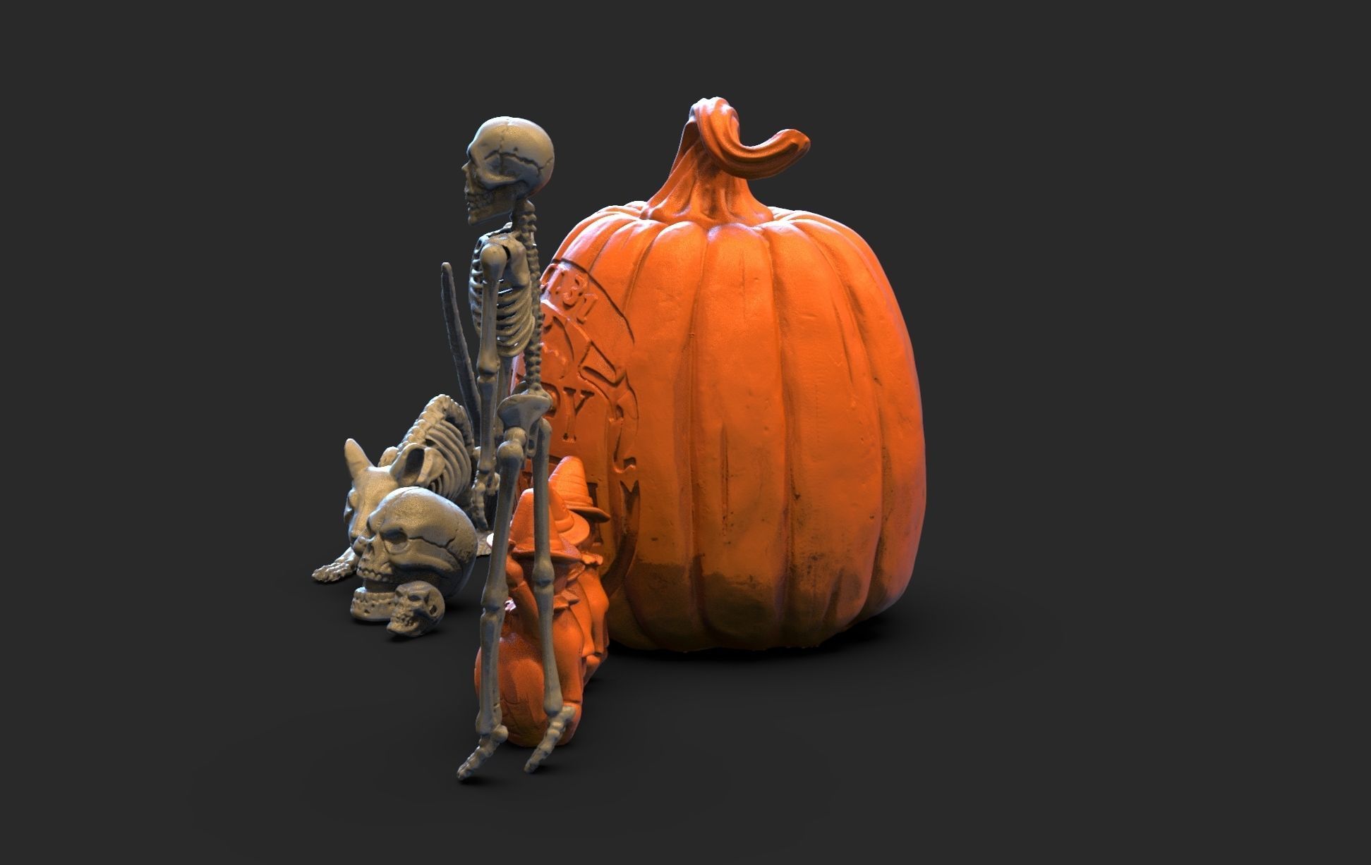 Halloween Holiday Pack 3D model_2