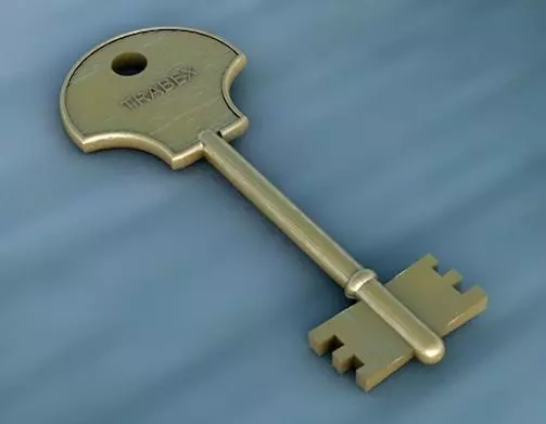 key home door like trabex brand 3D model