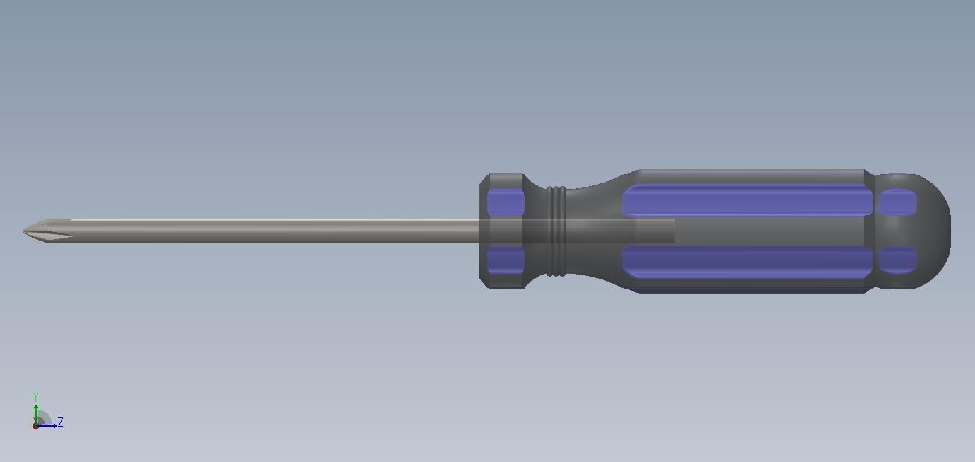Phillips Head Screwdriver 3D model_3